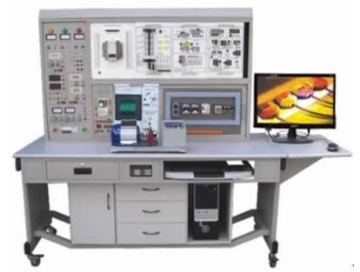 工业自动化综合实训装置(PLC+变频器+触摸屏+单片机)