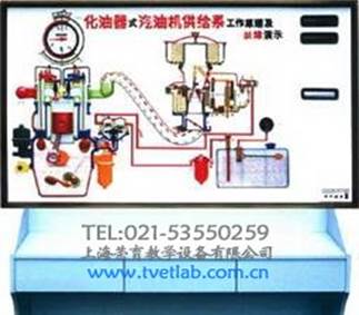 化油器式汽油机供组系工作原理及故障演示台